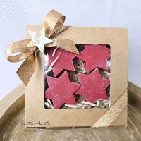 Geschenkset mit Seifensterne Schafmilchseife Midi BRATAPFEL